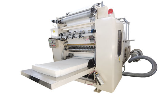 O CE um da dobradura de quatro vezes colore a máquina facial da fatura de lenço de papel